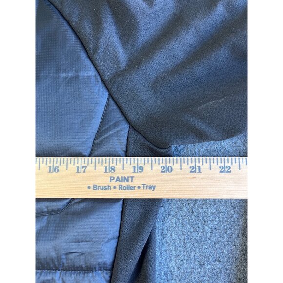 Smartwool Mens Hybrid Full-Zip Jacket M Black/Gray Polyester/Wool Blend - Picture 5 of 8